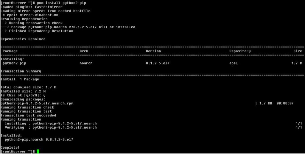How to install Ansible in CentOS 7 with PIP