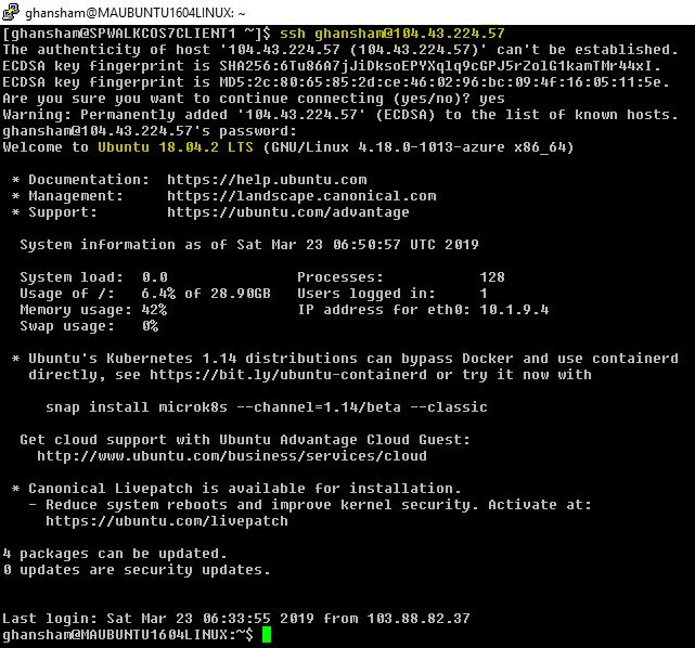 How to connect Azure Linux Virtual Machine?