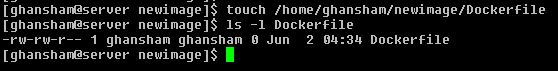 How to create Docker image using Dockerfile